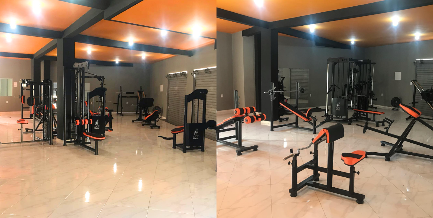 Ambiente limpo e estruturado da nossa academia